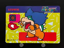 Ludwig von Koopa Super Mario Bros 4 Card #31 Japanese Nintendo BANPRESTO - Image 1