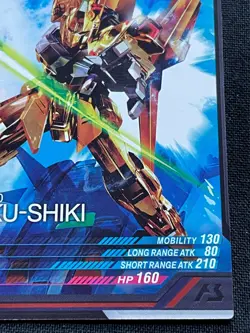 MSZ-00100 HYAKU-SHIKI AB02-017 C Gundam Arsenal Base Card BANDAI 2.32x3.38 F/S - Image 5