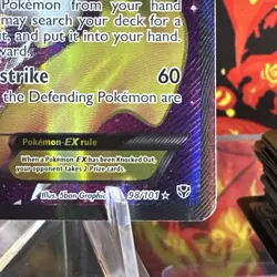 Jirachi EX (98 Full Art) 98/101 Black & White Plasma Blast Holo Pokemon Card - Image 4