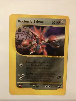 Rocket's Scizor Best of Game non-holo RARE Promo #4 Card - Image 1