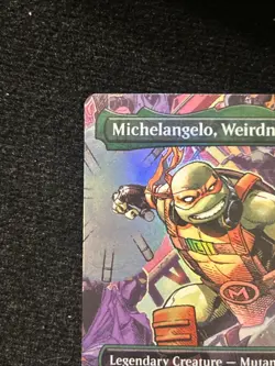 Michelangelo, Weirdness to 11 (Borderless) Teenage Mutant Ninja Turtles Foil - Image 1