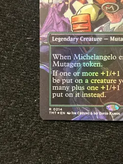 Michelangelo, Weirdness to 11 (Borderless) Teenage Mutant Ninja Turtles Foil - Image 3