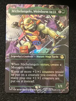 Michelangelo, Weirdness to 11 (Borderless) Teenage Mutant Ninja Turtles Foil - Image 5