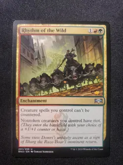 Rhythm of the Wild 201 NM Ravnica Allegiance MTG Magic The Gathering Tcg See Pic - Image 1