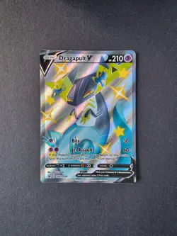 SWSH096 Dragapult V Sword Shield Black Star Promo Pokemon Trading Card Game TCG - Image 1
