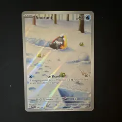 Pokemon Snorunt SV04: Paradox Rift 188/182 60 HP Illustration Rare Holo English - Image 1