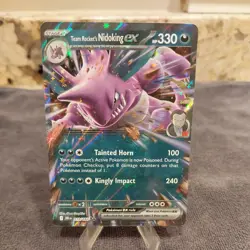 Pokemon TCG, Team Rocket's Nidoking ex 119/182 Sv10: Destined Rivals Holo - Image 1