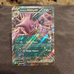 Pokemon TCG, Team Rocket's Nidoking ex 119/182 Sv10: Destined Rivals Holo - Image 2