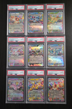 Pokemon Prismatic Evolutions Surprise box Promo Set Psa 10 - Image 1