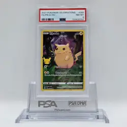 2021 Pokemon Celebrations #005 Full Art Pikachu PSA 8 - Image 1