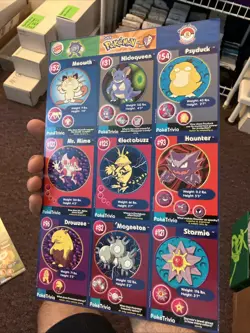 1999 BURGER KING ~ POKEMON CARDS UNCUT SHEETS COMPLETE FULL 20 PAGE SET NM / M - Image 5