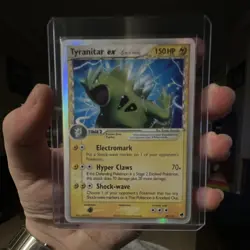 Pokemon Tyranitar ex Dragon Frontiers Holo Ultra Rare 99/101 150HP English - Image 1