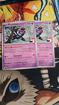 2x Munkidori 095/167 Pokemon Series 6 Play! Stamp Prize Pack Non Holo - Image 1