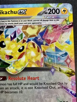 Pikachu Ex 57/191 - Surging Sparks - DOUBLE RARE HOLO - SV8 2024 Pokemon TCG - Image 2