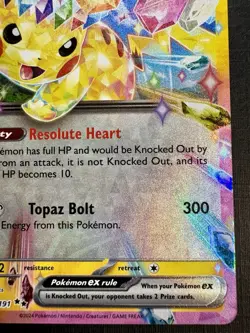 Pikachu Ex 57/191 - Surging Sparks - DOUBLE RARE HOLO - SV8 2024 Pokemon TCG - Image 3