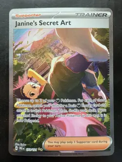 Pokemon Janine's Secret Art 173/131 Prismatic Evolutions SIR (NM) - Image 1