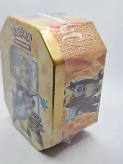 NEW Pokemon TIN BOX RAIKOU PRIME ( EX Lv.X) RAIKOU RARE H 4 Booster - Image 2