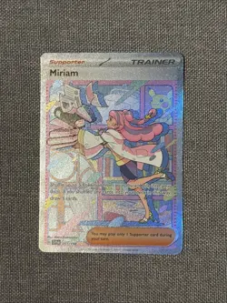 Pokemon TCG Miriam Trainer Full Art Holo Scarlet & Violet Base Set 251/198 NM - Image 1