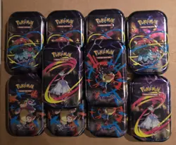 10x Pokemon TCG Mega Evolutions Heroes Mini Tins - New and Sealed - Image 1