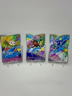 Alola Gen 7 Starters First Partner Illustration Collection Promos Pokemon 1 - Image 1