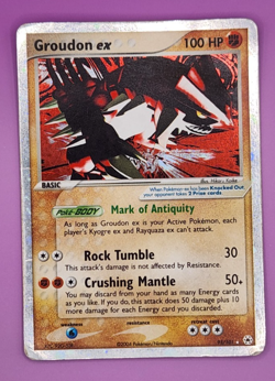 Pokemon TCG Groudon EX 93/101 Hidden Legends Holo - Image 1