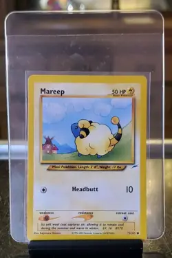 Mareep 75/105 Neo Destiny Pokemon TCG English - Image 1