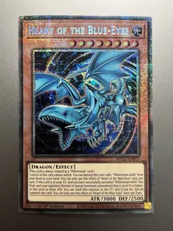 Yugioh - Heart of The Blue-Eyes Starlight Rare MP25-EN013, Near Mint, 1st Ed - Image 1