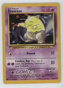 Drowzee Pokemon Base Set #49 1999 - Image 1