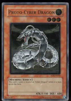 Proto-Cyber Dragon (UTR) SOI-EN010 Ultimate Rare Yu-Gi-Oh - Image 1