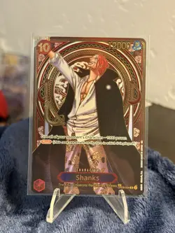 Shanks OP09-004 Gold SP - One Piece Carrying On His Will OP13 - NM - Image 1