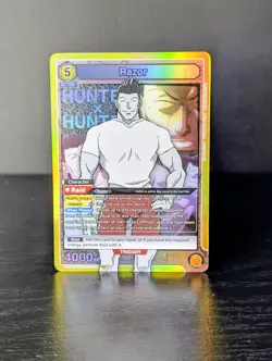 Union Arena Hunter x Hunter EX01BT/HTR-2-008SR SR Razor Trading Card NM - Image 1