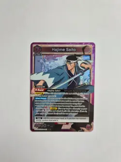 Union Arena: Rurouni Kenshin - Hajime Saito (SR) Foil - UE11BT/RNK-1-040 - Image 1