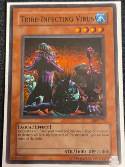 Yugioh! Tribe Infecting Virus Unl Edition Super Rare (MFC-076) NM - Image 1