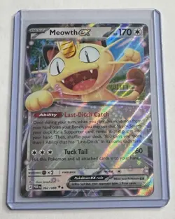Meowth Ex 062/088 Perfect Order Double Rare Pokemon NM/M - Image 1