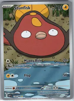 Stunfisk 118/086 SV: White Flare - Pokemon Card - NM - Image 1