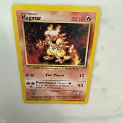 MAGMAR - 36/102 - Base Set - 4th Print - 1999-2000 - Pokemon Card - LP - Image 3