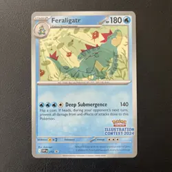 Feraligatr - 213 (Illustration Contest 2024) 213 Sv: Scarlet & Violet Promo Card - Image 1