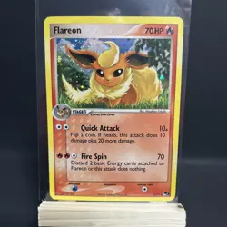 Pokemon Flareon 002/017 POP Series 3 Holo Rare 70 HP Card English - Image 1