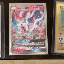 Pokemon Card Lot Hitmonchan, Sylveon GX, Arceus, Jolteon VMAX - Image 2