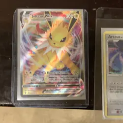 Pokemon Card Lot Hitmonchan, Sylveon GX, Arceus, Jolteon VMAX - Image 5