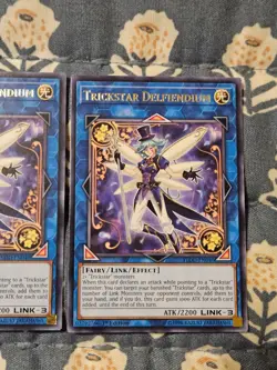 Trickstar Delfiendium x3 - FLOD-EN040 - Rare - 1st Edition YuGiOh - Image 4