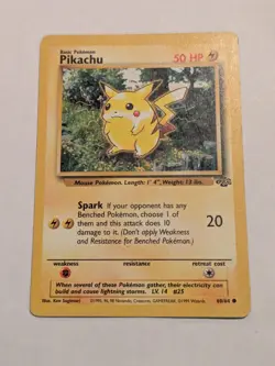 Pikachu - 60/64 - Pokemon Jungle Unlimited Card Singles #1 - Image 1
