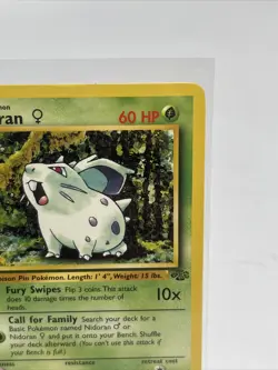 NIDORAN - Jungle Set - 57/64 - Common - Pokemon Card - Unlimited - NM - Image 4