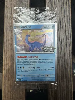 Pokemon Aurorus Perfect Order Promo Stamped Card Holo 024/088 SEALED - Image 1