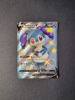 SV114/SV122 Indeedee V Shining Fates Shiny Vault Sword & Shield Pokemon Card TCG - Image 1