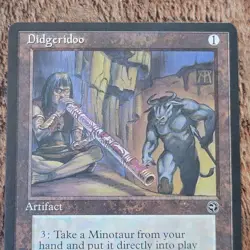 NM Didgeridoo Homelands Rare 1995 Artifact Trading Card MTG Magic the Gathering - Image 1