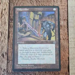 NM Didgeridoo Homelands Rare 1995 Artifact Trading Card MTG Magic the Gathering - Image 2