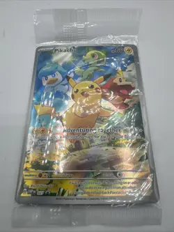 Pikachu 027 Sealed Promo Holo Scarlet & Violet Promo Cards Pokemon TCG - Image 1