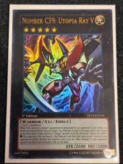 Number C39: Utopia Ray V - YS13-ENV01 - Ultra Rare - 1st Edition NM YuGiOh! - Image 1