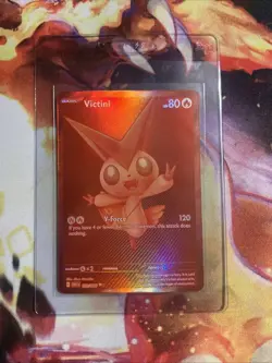Pokemon English Black Bolt And White Flare Red Victini 172/086 BWR NM - Image 1